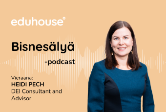 Eduhouse app thumbnail Bisnesälyä -podcast quest Heidi Pech