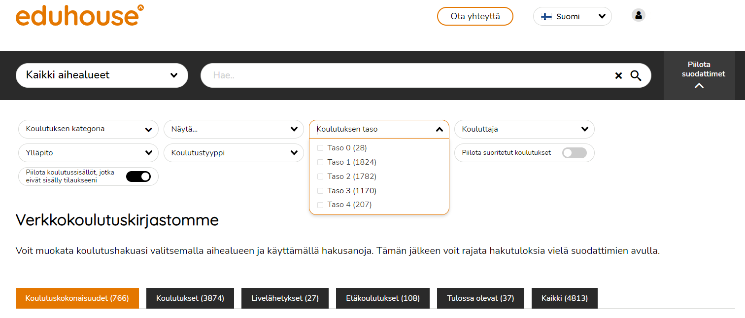 Osaamisen kehittäminen työpaikalla on helppoa Eduhousen videotallenteiden avulla.