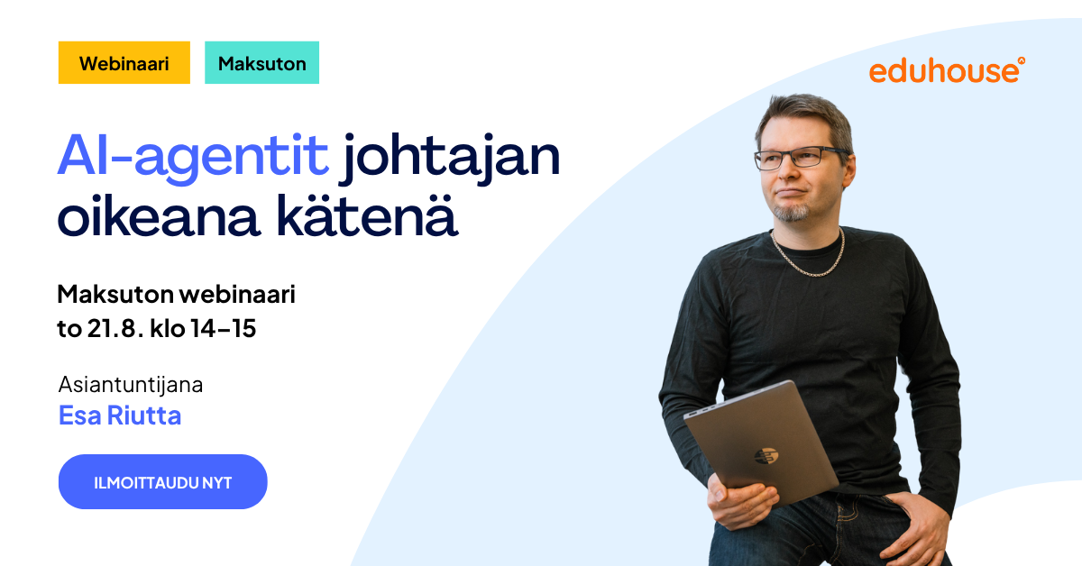 AI-agentit johtajan oikeana kätenä -webinaari.