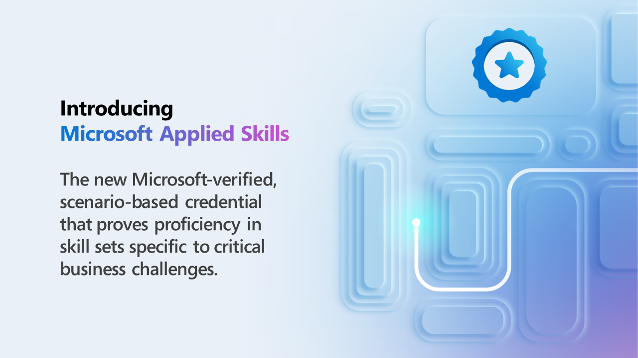 Microsoft Applied Skills overview