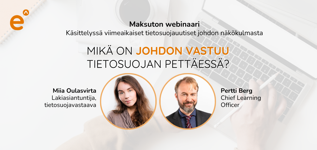 Mikä on johdon vastuu tietosuojan pettäessä kuvituskuva.