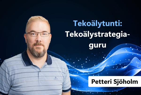 Tekoälytunti - Tekoälystrategia-guru 600px Petteri