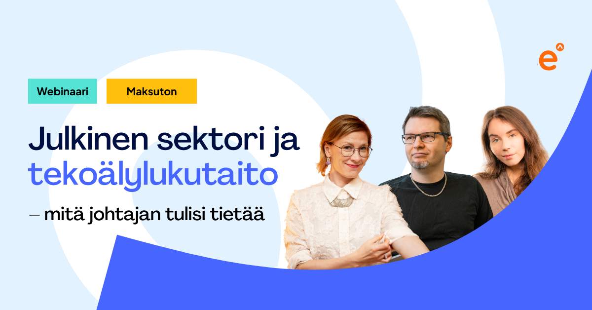 Webinaari Julkinen sektori ja tekoälylukutaito 1200 × 628 px