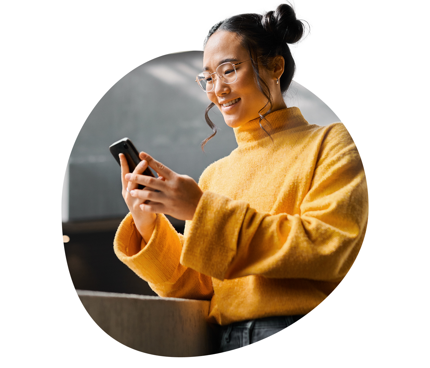 eduhouse ppt image_female phone