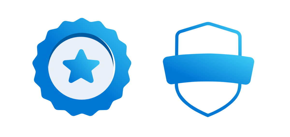 Badges Microsoft AI Credentials accelerator campaign