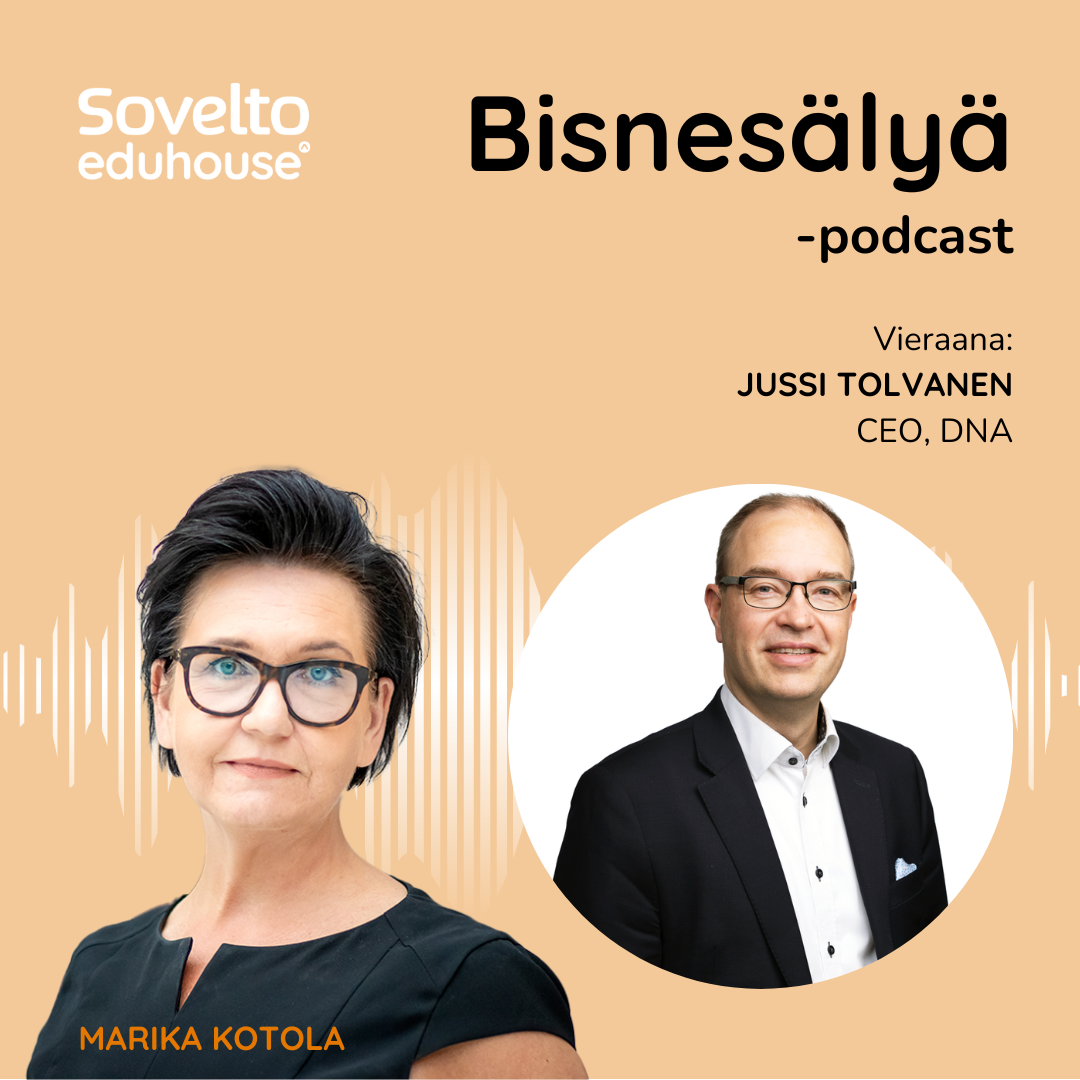 Spotify Bisnesälyä -podcast with the quest Jussi Tolvanen