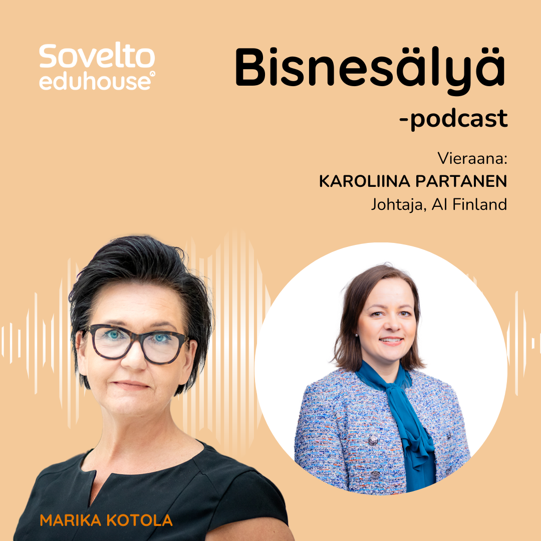 Spotify Bisnesälyä -podcast with the quest Karoliina Partanen