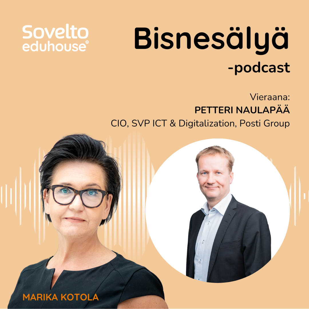 Spotify Bisnesälyä -podcast with the quest Petteri Naulapää