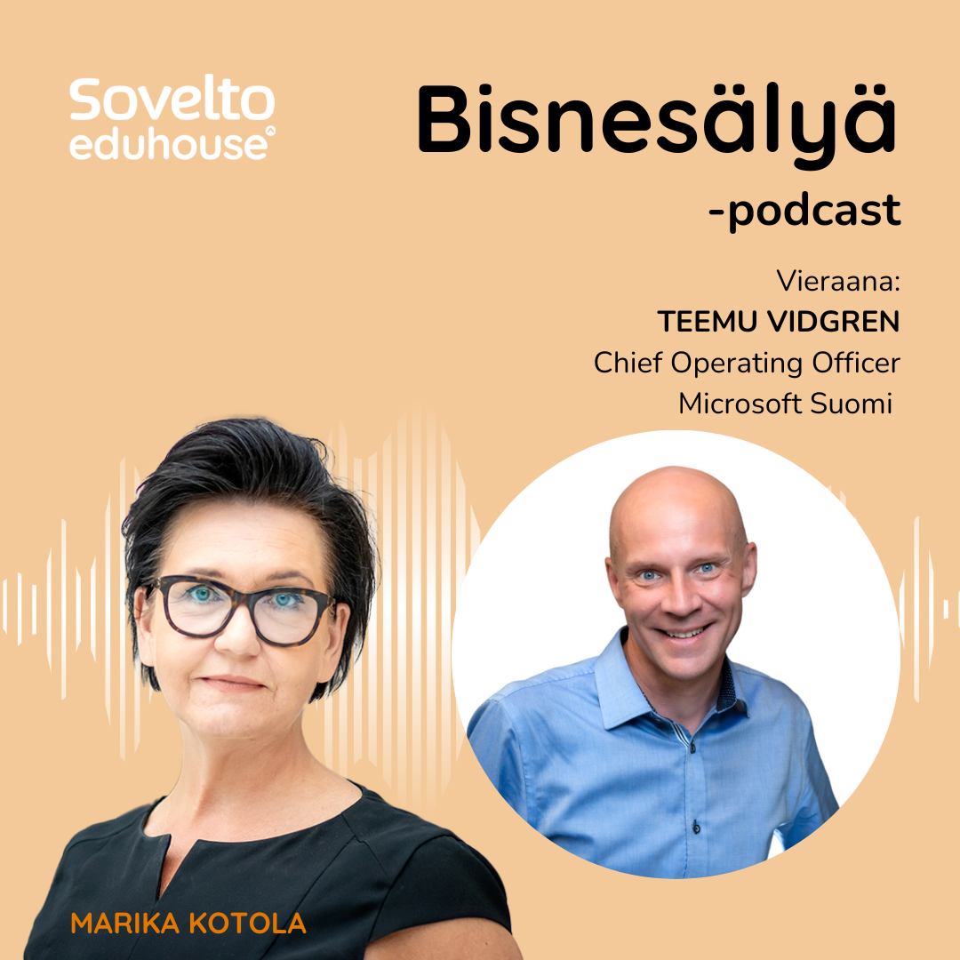 Spotify Bisnesälyä -podcast with the quest Teemu Vidgren
